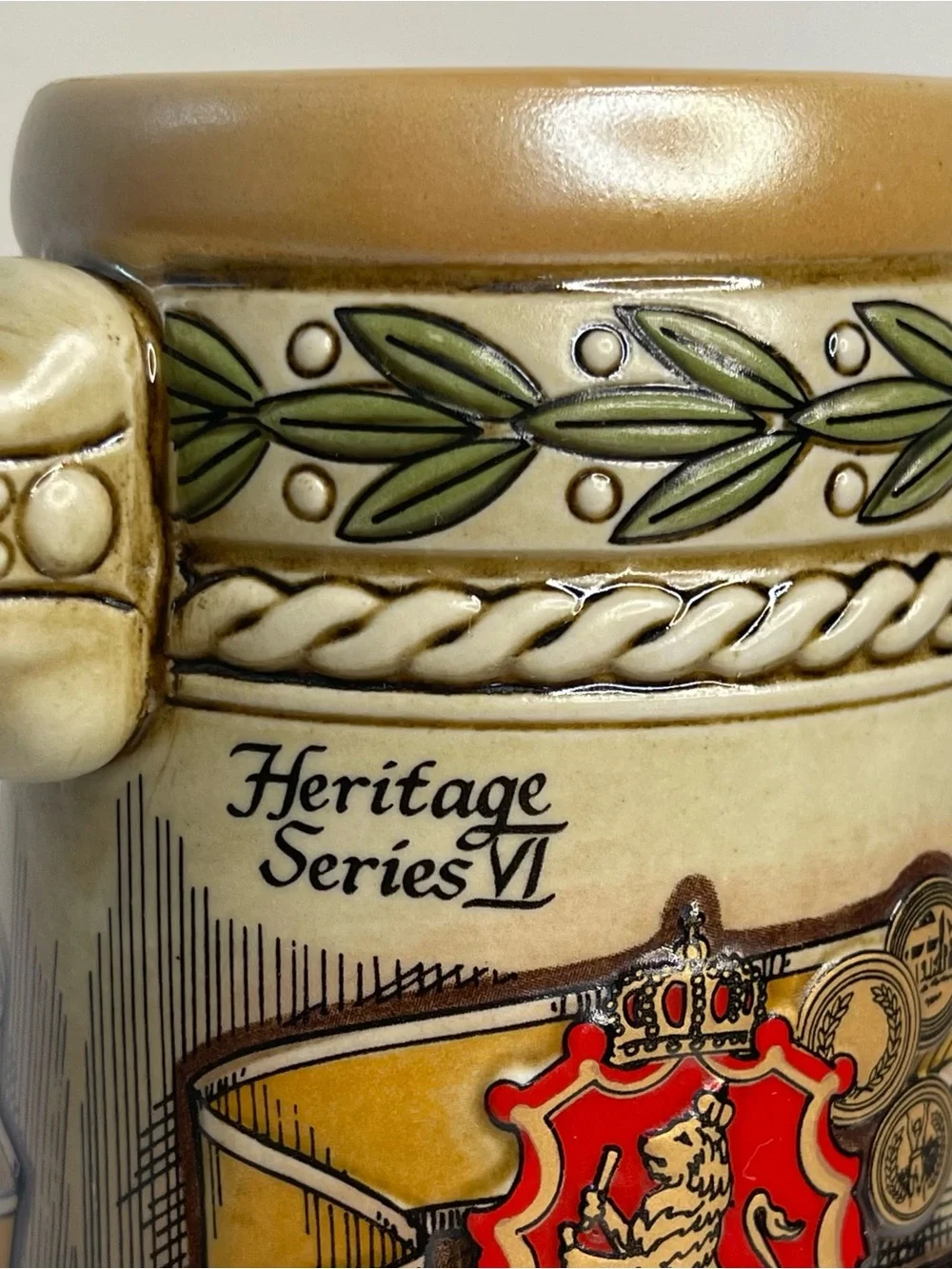 Strohs Fire Brewed Beer Stein Heritage Series VI Detroit Brewing Co Collectible